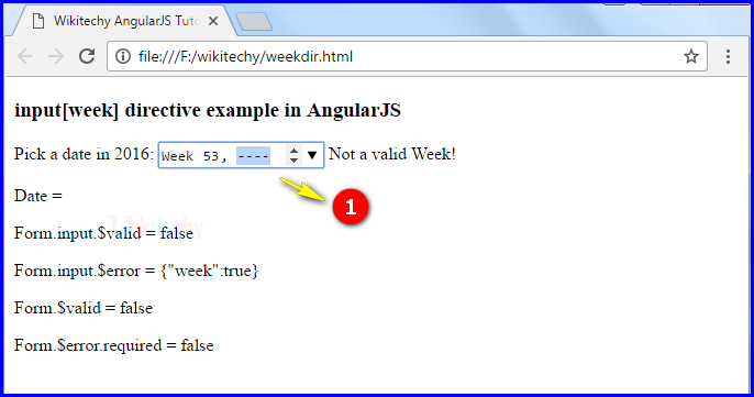 Sample Output3 for AngularJS Input Week