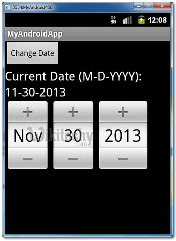  datetime dialog box