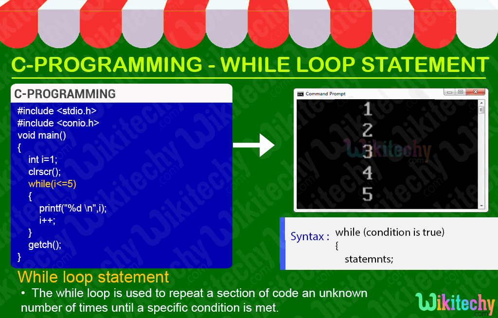 C While Loop Statement