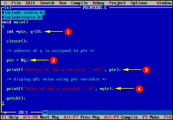 code-explanation-pointer