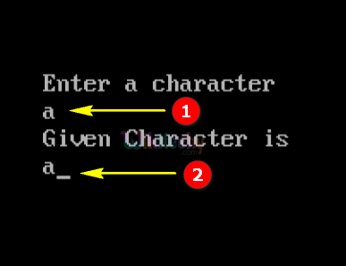 putchar-sample-output