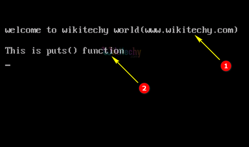 puts-function-sample-output