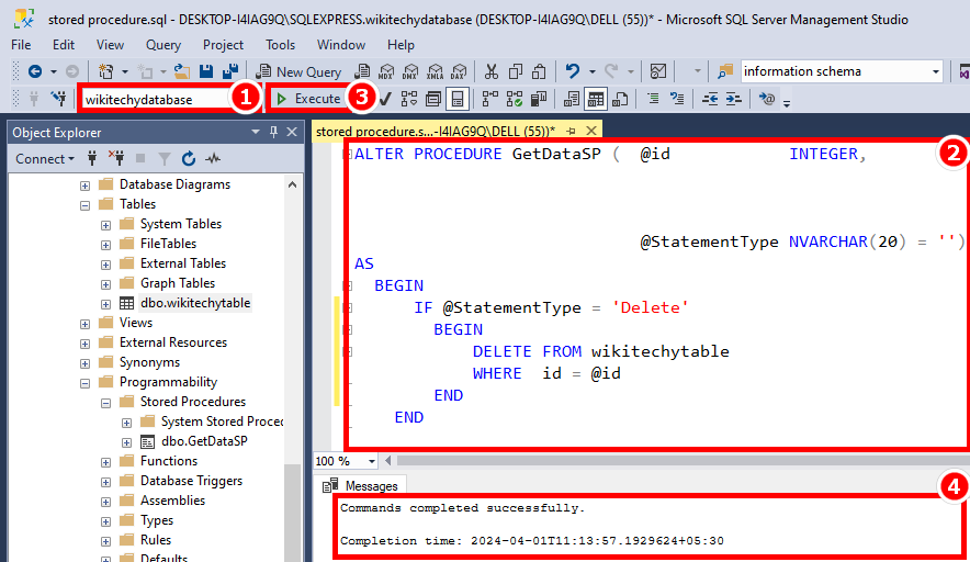 delete-stored-procedure