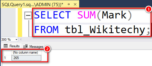 sql-sum-function