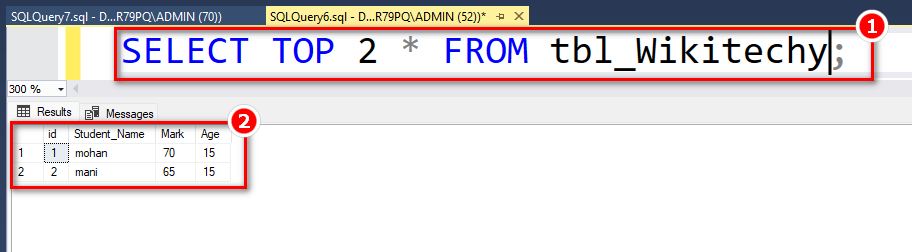 sql-top-clause