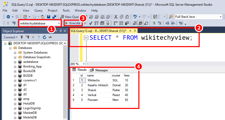 sql-view-querying