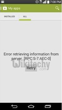  Error retrieving information from server [RPC:S-3:AEC-0]
