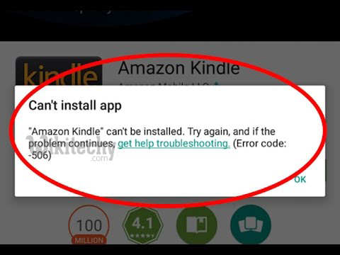 google playstore error 506