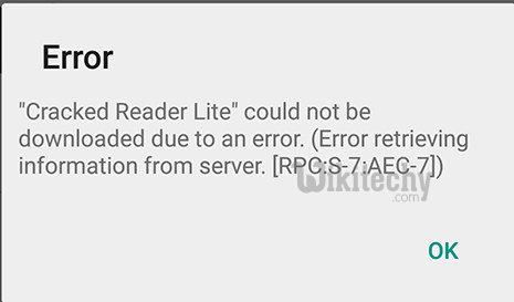  rpcs googleplayerror