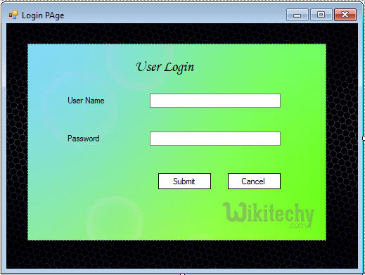  login page