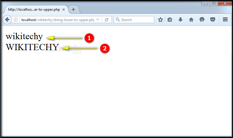 output for strtolower strtoupper Function In PHP