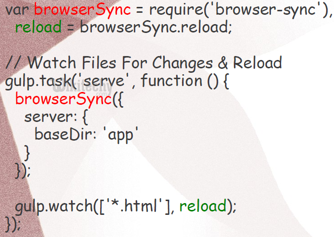 learn gulp - gulp tutorial - gulp - gulp code - gulp browsersync - gulp coding - gulp examples