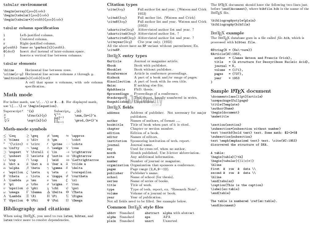  latex command set2