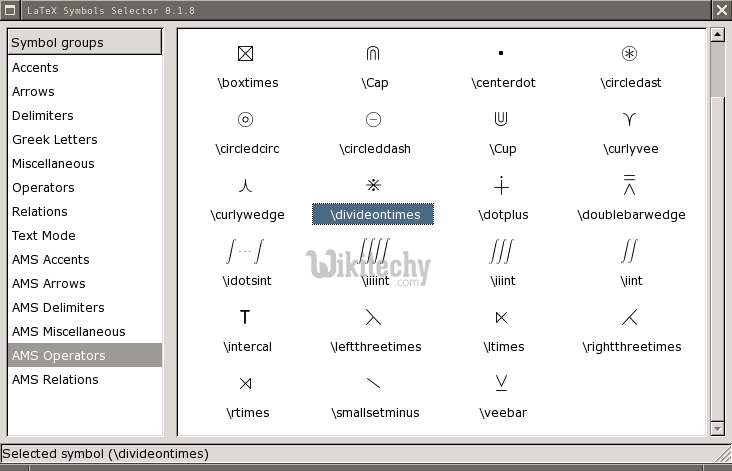  Latex Symbols