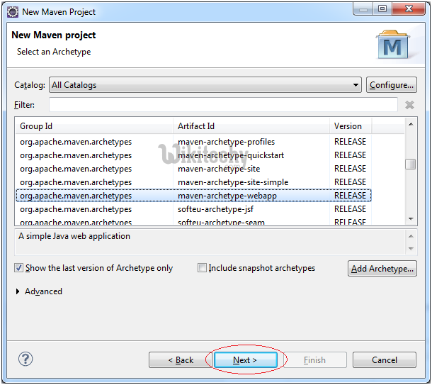  learn maven tutorial - create maven web application project step3- maven example