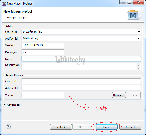  maven multiple configure project