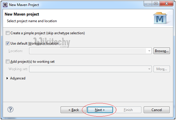  learn maven tutorial - quick create maven web application project step2 - maven example