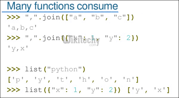 many functions consume