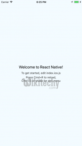  react native