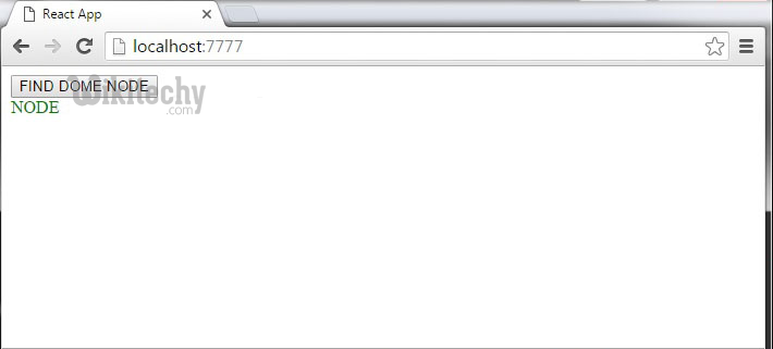 learn reactjs tutorial - reactjs component API find dom node - reactjs example