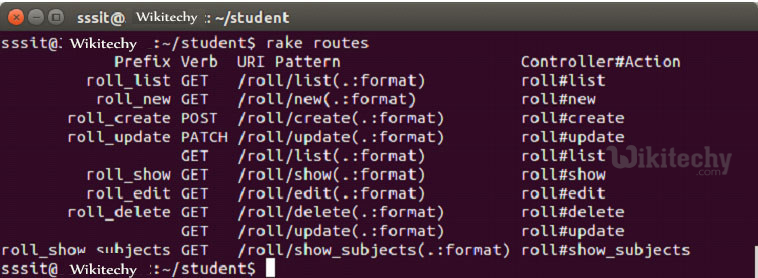  rake router output in ruby on rail router